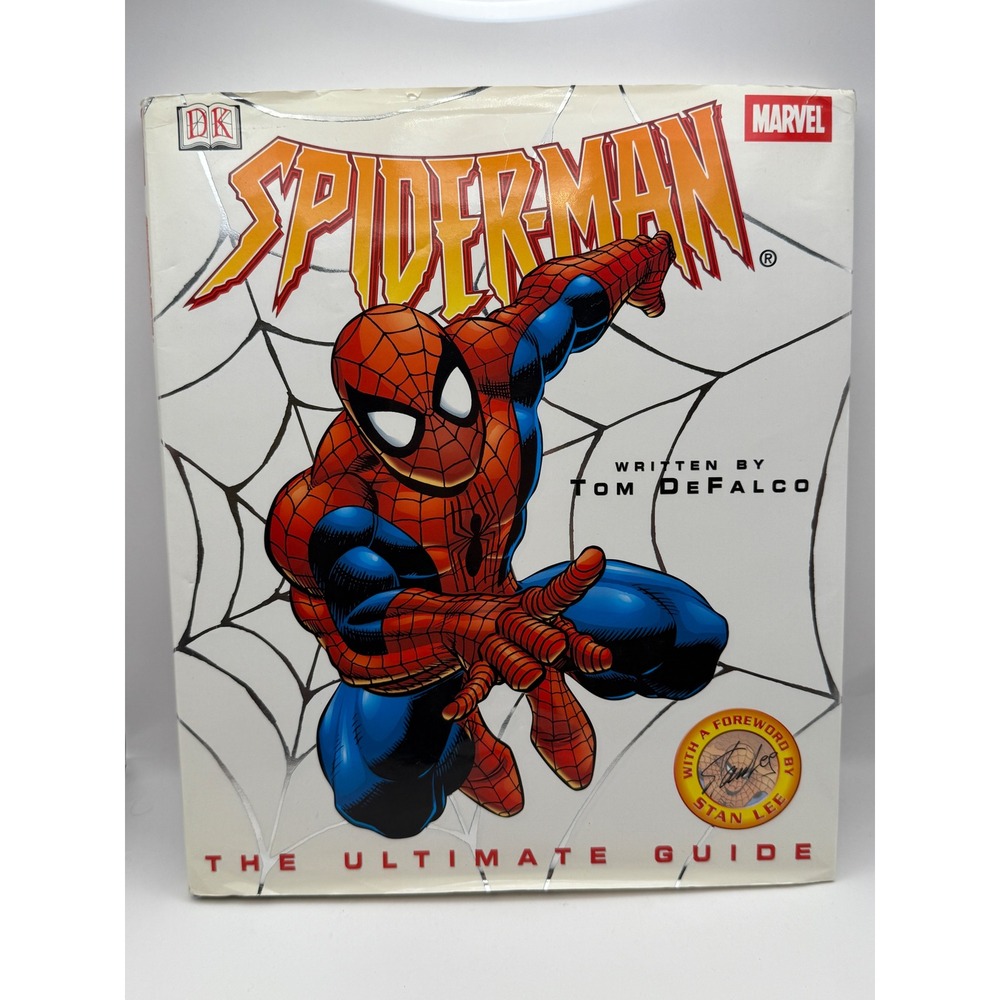 Spider-Man The Ultimate Guide Tom DeFalco Stan Lee Marvel DK Hardcover 2001